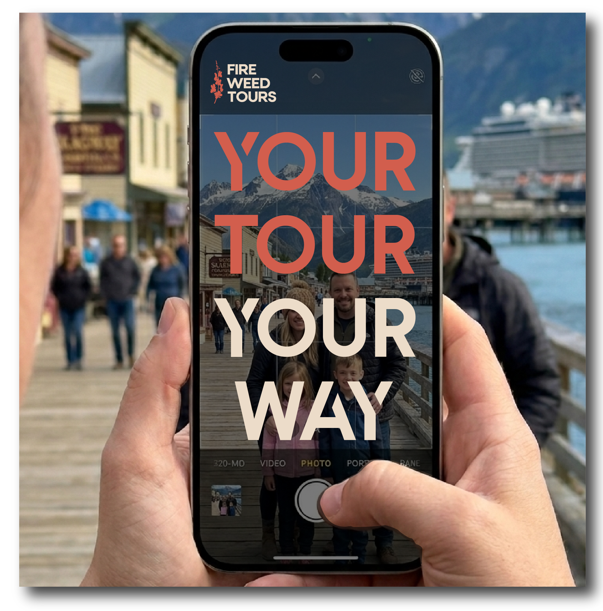 Go Where the Crowds Don't — landscape ad